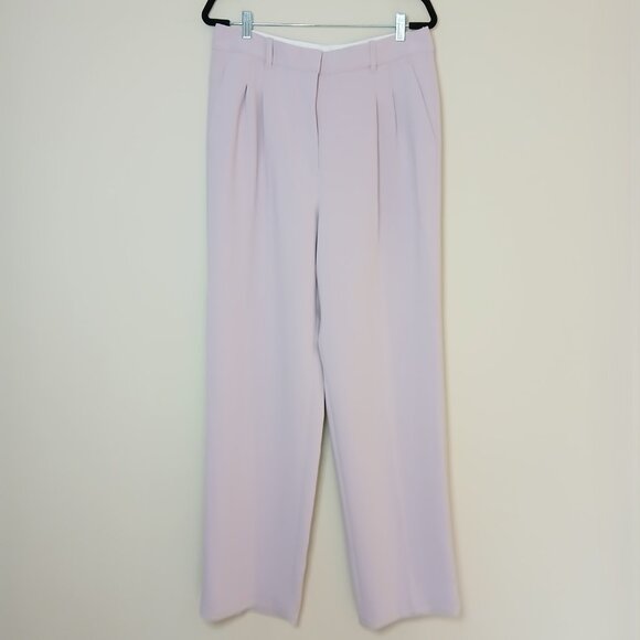 Aritzia Wilfred The Effortless Pant Wide Leg Crepette Tailored Size 12 - Picture 3 of 8